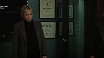J. Crew Tissue Turtleneck worn by Detective Amanda Rollins (Kelli Giddish) as seen in Law & Order: Special Victims Unit (S24E22)