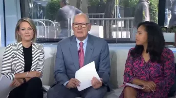 Derek Lam 10 Cros by Catia Floral Dress worn by Sheinelle Jones as seen in Today on  May 22, 2023