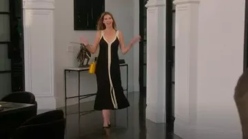 Robe Sandro Naten portée par Maya Vander vue dans Selling Sunset (S04E03)