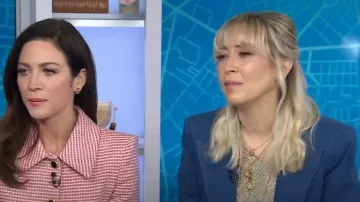 Veronica Beard Naira Denim Dickey Jacket worn by  Jaspre Guest as seen in Today on May 23, 2023