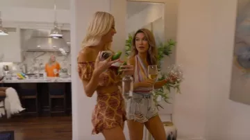 Missoni Halter Neck Knit Crop Top usado por Chrishell Stause como se ve en Selling Sunset (S06E07)