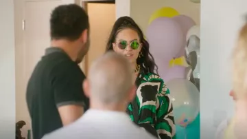 Gafas de sol Chloé Acetate usadas por Amanza Smith como se ve en Selling Sunset (S04E05)