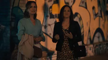 Polo Ralph Lauren Mason 20 Satchel worn by Sylvia (Rose Byrne) as seen in Platonic (S01E01)