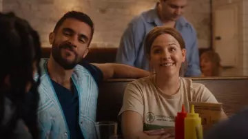 Native Youth Plus Quilted vest Jacket worn by Lance Arroyo (Josh Segarra) as seen in The Other Two (S03E04)