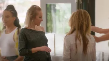 Suéter Superdown Marla usado por Mary Fitzgerald como se ve en Selling Sunset (S04E07)