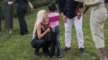 Balenciaga Pantaleggings worn by Kim Kardashian as seen in The Kardashians (S03E01)