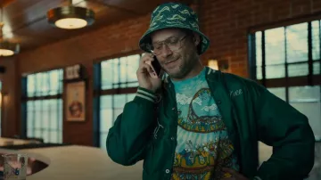 Liquid Blue Men's Grateful Dead-Amusement Park usado por Will (Seth Rogen) como se ve en Platonic (S01E02)