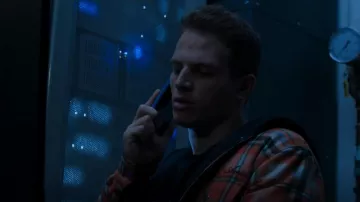 Amiri Plaid Check Hooded Overshirt worn by Brayden Weston (Gianni Paolo) as seen in Power Book II: Ghost (S03E07)
