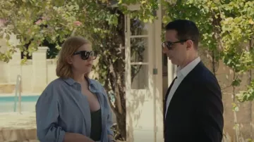 Jacques Marie Mage Zephirin 47 Noir usado por Kendall Roy (Jeremy Strong) como se ve en Succession (S04E10)