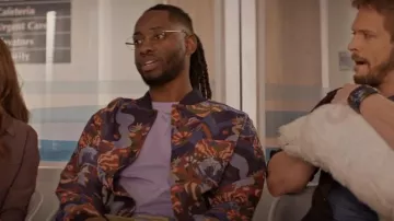 Scotch & Soda Jacquard Bomber Jacket worn by Chester P. Runk (Brandon McKnight) as seen in The Flash (S09E13)