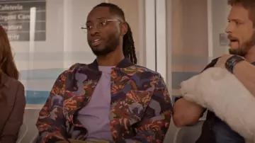Scotch & Soda Jacquard Bomber Jacket worn by Chester P. Runk (Brandon McKnight) as seen in The Flash (S09E13)