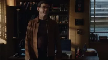 J.Lindeberg Smooth Suede Moto Jacket porté par Jack Boyle (Peter Hermann) vu dans Blue Bloods (S13E21)
