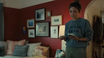 Clare V Sweatshirt in Masculin Feminin worn by Sylvia (Rose Byrne) as seen in Platonic (S01E04)