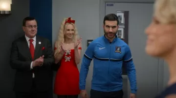 Self Portrait Red Bow Dress worn by Keeley Jones (Juno Temple) in Ted Lasso (S03E12)