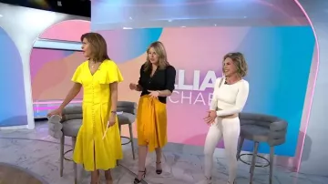 Le Ore Andria Stirrup Legging worn by Jillian Michaels as seen in Today on May 25, 2023