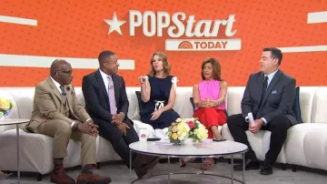 Gucci Slide Sandal With Horsebit worn by Savannah Guthrie as seen in Today on May 30, 2023
