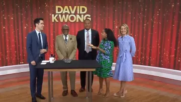 Robe Zuri Lush portée par Sheinelle Jones comme on le voit dans Aujourd’hui le 30 mai 2023