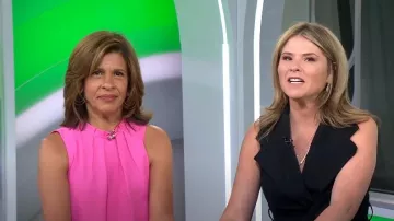 Vince Camuto Luxe Woven Tank worn by Hoda Kotb as seen in Today on May 30, 2023