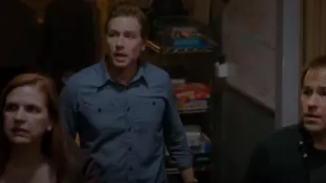 Ralph Lauren Cameron Chambray Cameron Camisa de trabajo en Rinse usada por Ben Stone (Josh Dallas) como se ve en Manifest (S04E11)