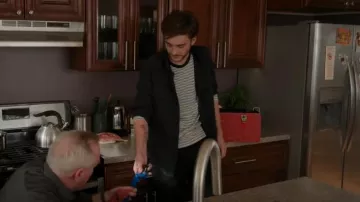 Veste de chemise en laine de flanelle portugaise Donegal portée par Cal (Ty Doran) comme on le voit dans Manifest (S04E12)