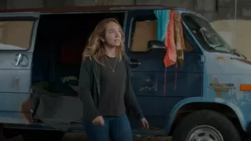 James perse Vintage Hoodie worn by Angelina Meyer (Holly Taylor) as seen in Manifest (S04E14)