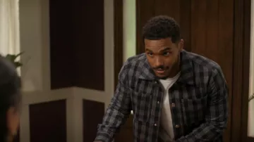 A.P.C. Mar­co Jack­et worn by Santiago Zayas (Rome Flynn) as seen in With Love (S02E03)