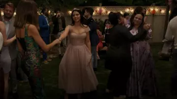 Okko Dresses Shiny Tulle Short Prom Dress worn by Lily Diaz (Emeraude Toubia) as seen in With Love (S02E03)