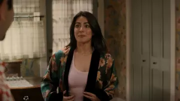 Kim+Ono Ki­mono Wrap worn by Lily Diaz (Emeraude Toubia) as seen in With Love (S02E03)