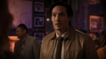 Theory Rhett Lamb Supreme Jack­et worn by Nick Zhao (Desmond Chiam) as seen in With Love (S02E02)