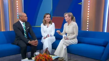 Jacquemus Bando Cardigan usado por Jennifer Ashton como se ve en Good Morning America el 31 de mayo de 2023
