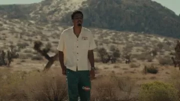 Cherry La Parachute Pants worn by Elz (Taco) as seen in DAVE (S03E06)