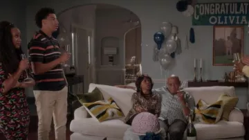 Scotch & Soda Structured Knit Polo worn by Andre Johnson, Jr. (Marcus Scribner) as seen in black-ish (S08E06)