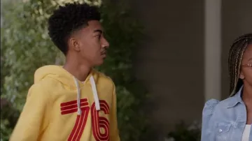 Superdry Collegiate Athletic worn by Jack Johnson (Miles Brown) as seen in black-ish (S08E10)
