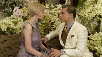White Two Pieces Suit worn by Jay Gatsby (Leonardo DiCaprio) as seen in The Great Gatsby movie wardrobe