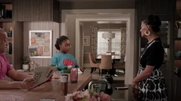 Comme Des Garçons Bearbrick Suspender Skirt worn by Rainbow Johnson (Tracee Ellis Ross) as seen in black-ish (S08E07)