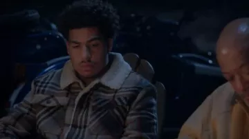 Scotch and Soda Teddy Trucker Jacket worn by Andre Johnson, Jr. (Marcus Scribner) as seen in black-ish (S08E12)