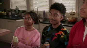 Zadig And Voltaire Upper Multicusto Cotton Graphic Sweatshirt worn by Diane Johnson (Marsai Martin) as seen in black-ish (S08E09)