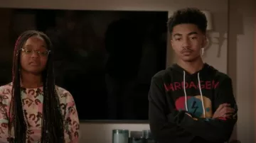 VDGN Brainstorm Hoodie worn by Jack Johnson (Miles Brown) as seen in black-ish (S08E09)