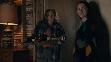 Vintage 1980s-1990s Rainbow Heart Sweater worn by Julie Matthews (Hannah Cheramy) as seen in From (S02E07)