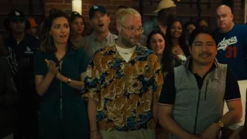 Reformation Cassidy Denim Jumpsuit worn by Sylvia (Rose Byrne) as seen in Platonic (S01E05)