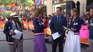 Ralph Lauren Team USA Track Jacket worn by Al Roker as seen in Today on June 5, 2023