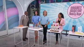 Bondi Born Menton Organic Linen Mini Dress worn by  Bahar Takhtehchian as seen in Today on June 5, 2023