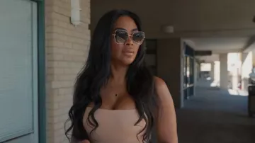 Cartier Eyewear Geometric Mountient Gradient Lense Lunettes de soleil portées par Kenya Moore comme vu dans The Real Housewives of Atlanta (S15E05)