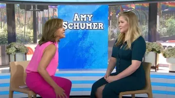 Altuzarra Hestia Buttoned Midi Dress worn by Amy Schumer as seen in Today on June 7, 2023