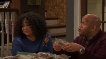 Rails Zoey Celestial Crewneck Sweater worn by Raven Baxter (Raven-Symoné) as seen in Raven's Home (S06E05)