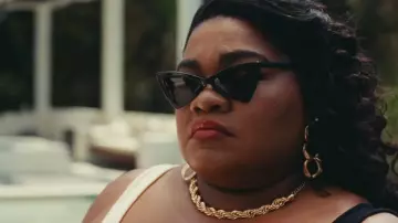 Sunglass.la Lunettes de soleil Fine Extreme Cat Eye portées par Destiny (Da’Vine Joy Randolph) comme on le voit dans The Idol (S01E01)