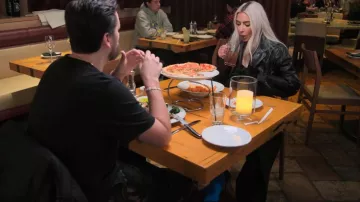 Balenciaga X Adidas Knife Over The Knee Boots worn by Kim Kardashian as seen in The Kardashians (S03E03)