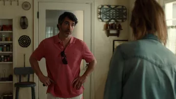Lacoste Pink Polo Shirt worn by Nathan Bartlett (Chris Messina) in Based on a True Story Wardrobe (S01E01)