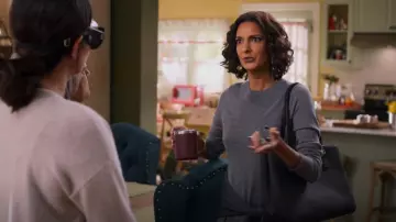 Kitcheniva 1pack 14oz Coffee Mug Slider Lid Stainless Steel Vacuum used by Nalini Vishwakumar (Poorna Jagannathan) as seen in Never Have I Ever (S04E04)
