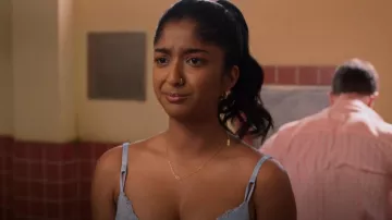 Katie Dean Jewelry™ Evil Eye Necklace Visit usado por Devi Vishwakumar (Maitreyi Ramakrishnan) como se ve en Never Have I Ever (S04E04)